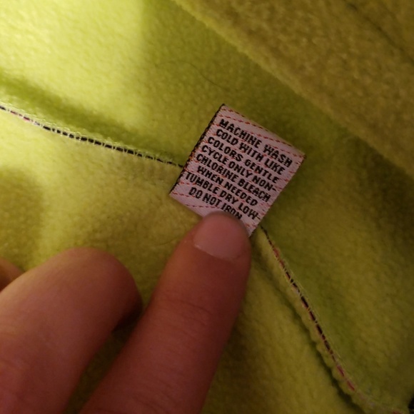 Aperture Pink, Green and Black Snow Fleece - S - Picture 8 of 8